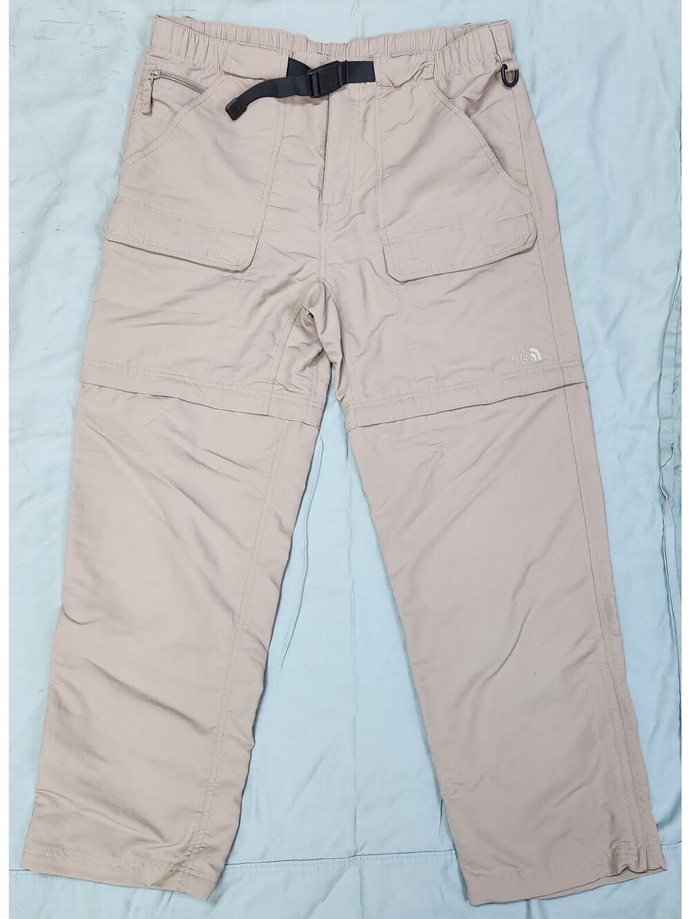 The North Face Convertible Hiking Cargo Pants Men's Large Khaki Shorts Gorpcore